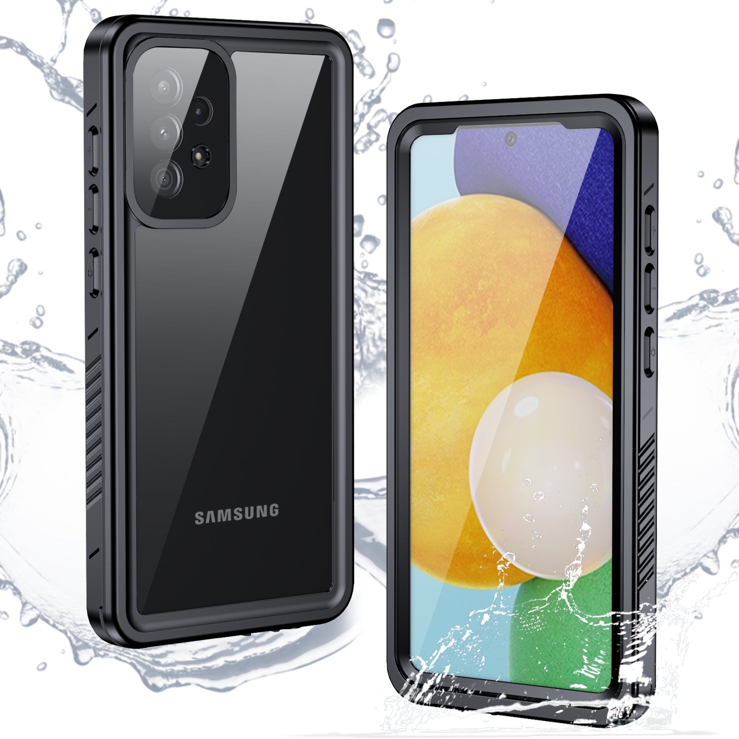 For Samsung Galaxy A72 5G FS Series IP68 Waterproof Case Clear Back Cover Anti-scratch Drop-proof Phone Case For Samsung Galaxy A72 5G FS Series IP68 Waterproof Case Clear Back Cover Anti-scratch Drop-proof Phone Case